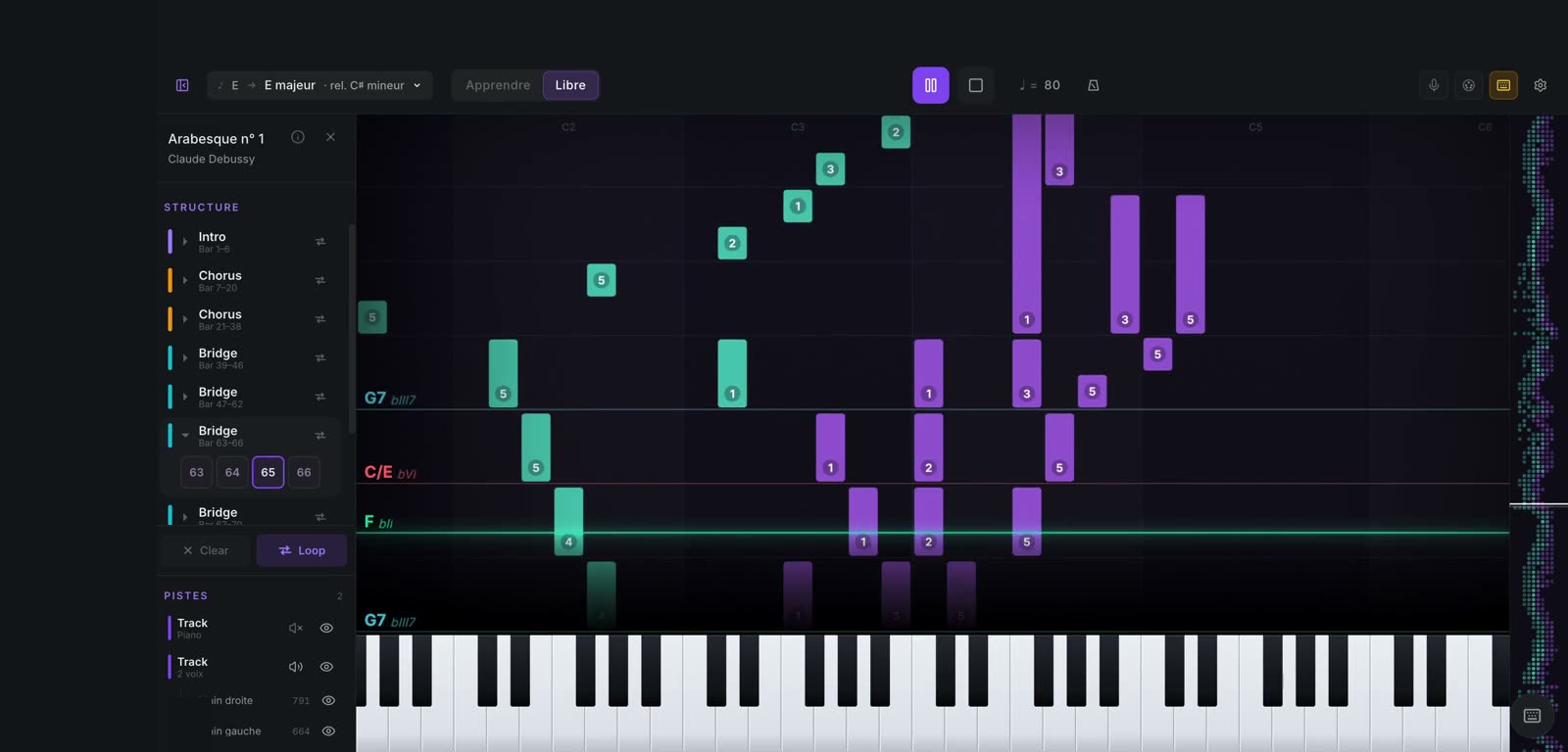 Debussy, Arabesque no. 1. The rest is inside.